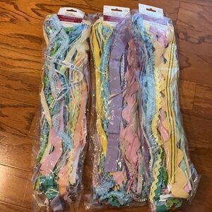 Craft Decor Ribbon & Trim melody value pk. 50pc X 1 yard X 3 packages.  Pastel